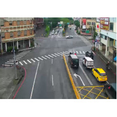 宜蘭市中山公園停車場前標示牌門架(逆)