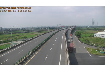 新港社大橋上(134道路) 744台灣台南市新市區社內里 即時監視器 路況監視器 即時路況影像
