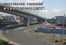 高公局_國道1號_三、五管制站_過港隧道交流道_2K_(N)